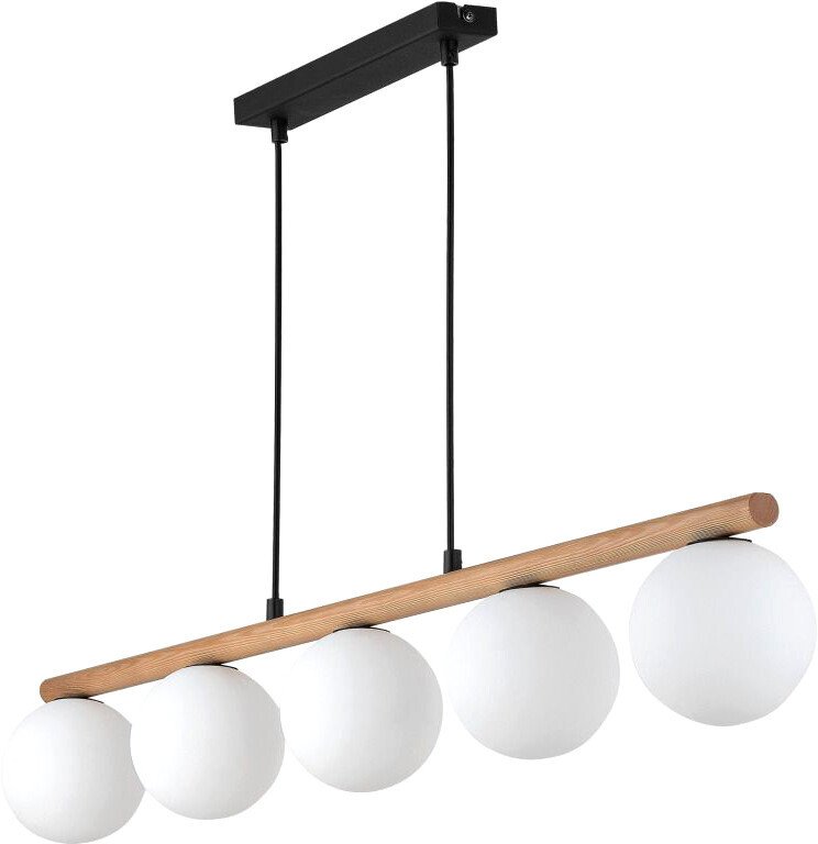 

Подвесная люстра TK Lighting Estera wood 4623