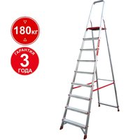 Лестница-стремянка Новая высота NV 311 алюминиевая профессиональная 9 ступеней