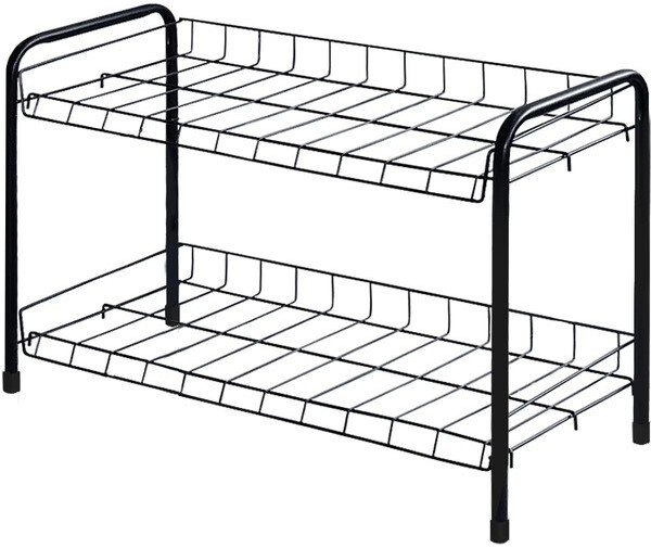 

Полка для обуви Nika ЭТ3 (черный матовый)