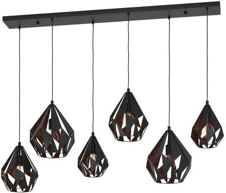 

Подвесная люстра Eglo Carlton 1 43846