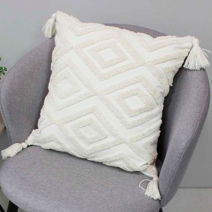 

Чехол на подушку Matex Tufted ALEX-005 (бежевый/слоновая кость)