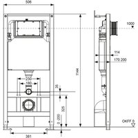 Инсталляция для унитаза Tece Spring S401204