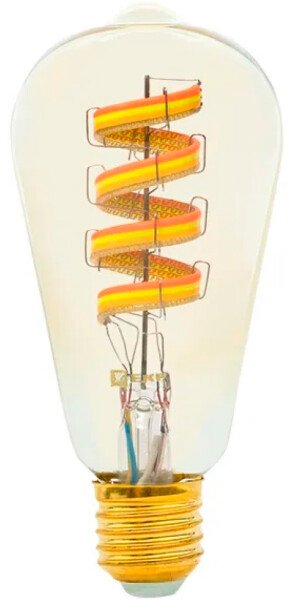 

Светодиодная лампочка EKF Connect E27 4.9Вт 2700К ST64 RGB