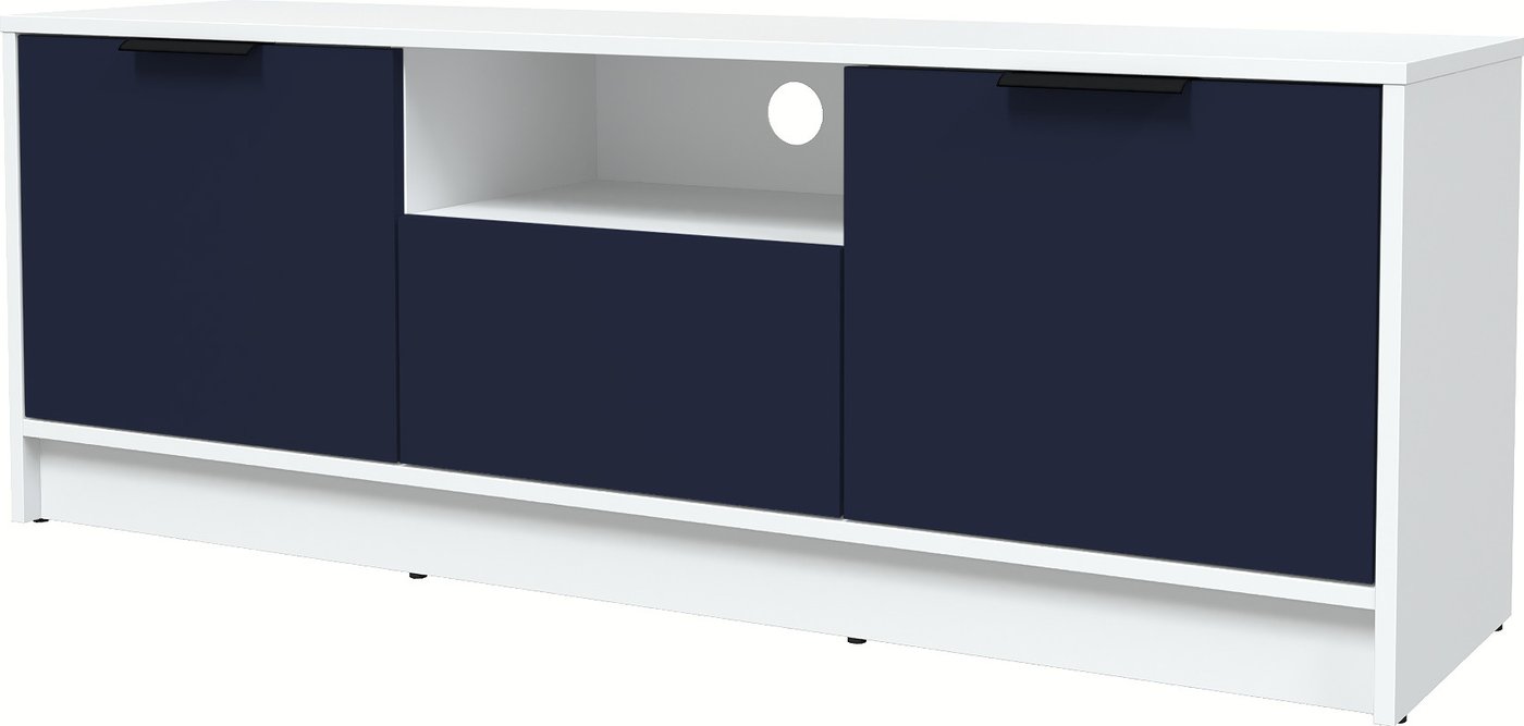 

Тумба Интерлиния ТВ Концепт КТ-ТВ3-50 Глосс (белый платинум/индиго)