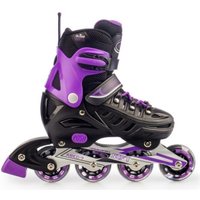 Роликовые коньки TIAN-E TE-761PRS (р. 31-34, черный/фиолетовый)