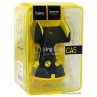 Держатель для смартфона Hoco CA5 (черный/желтый)