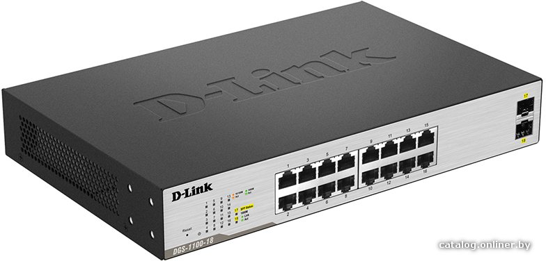 Настраиваемый коммутатор D-Link DGS-1100-18
