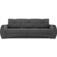 Диван Лига диванов Сатурн 101021 (велюр, серый)