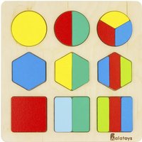 Сортер Alatoys Дроби-фигуры ДР2101