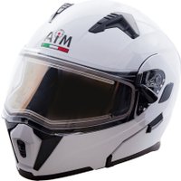 Мотошлем AIM JK906 906-007-M (M, белый глянец)