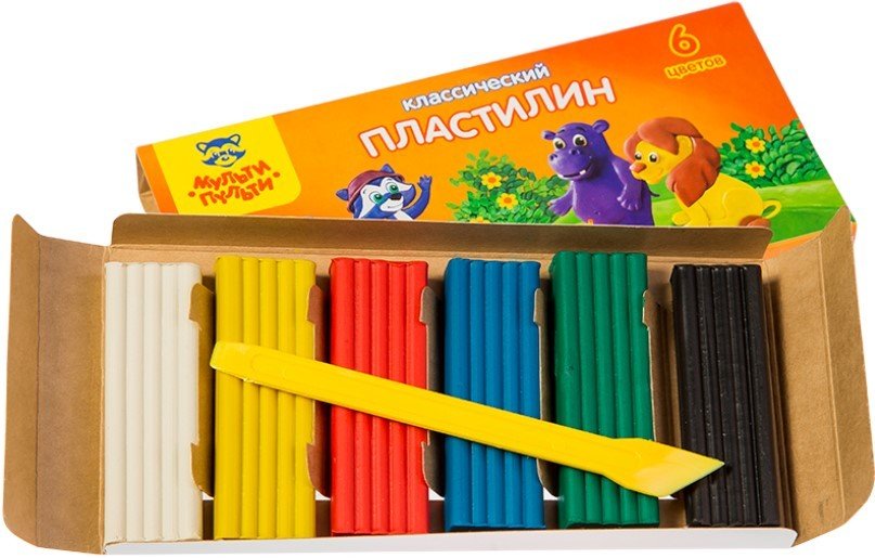 

Пластилин Мульти-пульти Приключения Енота КП_10206 (6 цв)