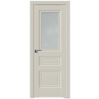 Межкомнатная дверь ProfilDoors 2.39U R 60x200 (магнолия сатинат, стекло франческа кристалл)