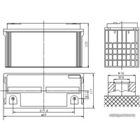 Аккумулятор для ИБП Powerman CA121000/UPS (12В/100 А·ч)