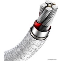 Кабель Baseus Cafule Series Metal Data Cable USB Type-A - Type-C 66W CAKF000202 (2 м, белый)