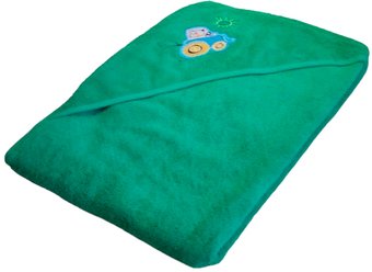 Полотенце с капюшоном Goodness Детское 100x100 (зеленый/уточка)