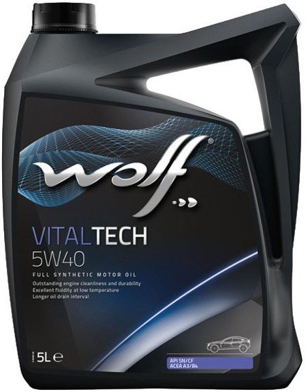

Моторное масло Wolf Vital Tech 5W-40 5л