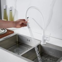 Смеситель Shevanik S343C-1 (белый)