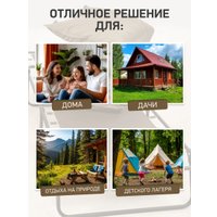 Раскладушка MishLex 192x65 см + тюфяк (хаки)