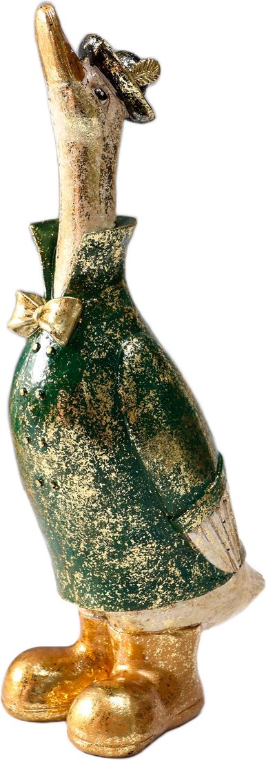 Статуэтка Sima-Land Гусь в шляпе и зеленом пальто 10870443