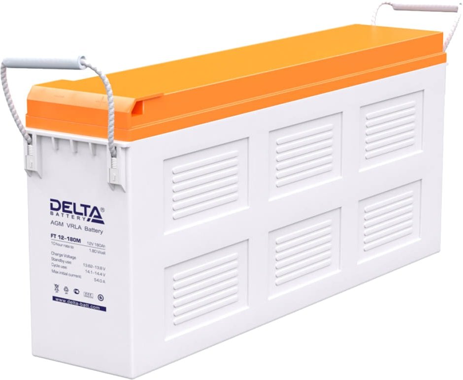 

Аккумулятор для ИБП Delta FT 12-180 M (12В/180 А·ч)