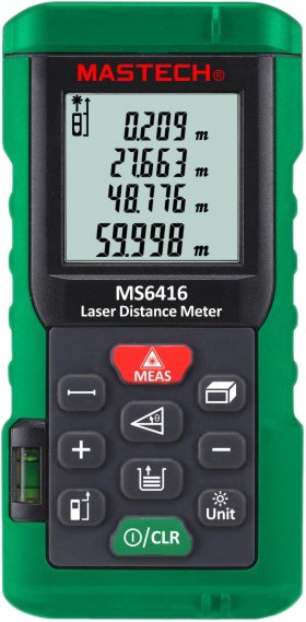 

Лазерный дальномер Mastech MS6416