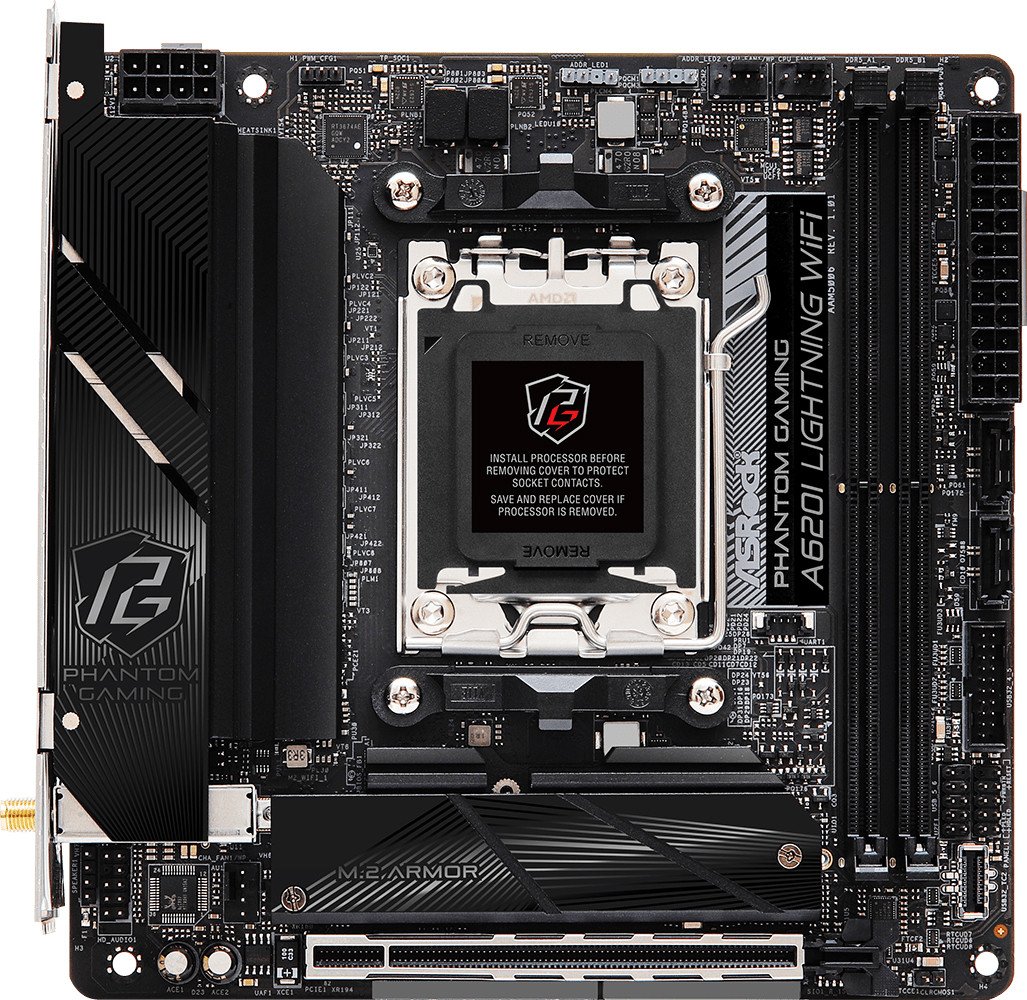 

Материнская плата ASRock A620I Lightning WiFi