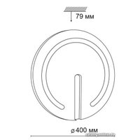 Светильник-тарелка Sonex Button 3041/DL