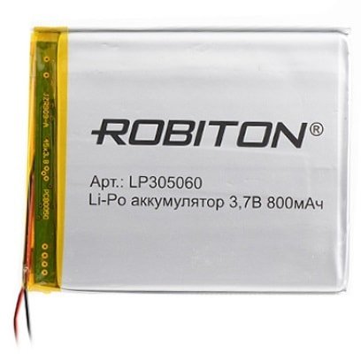 

Аккумулятор Robiton LP305060 800mAh 1шт