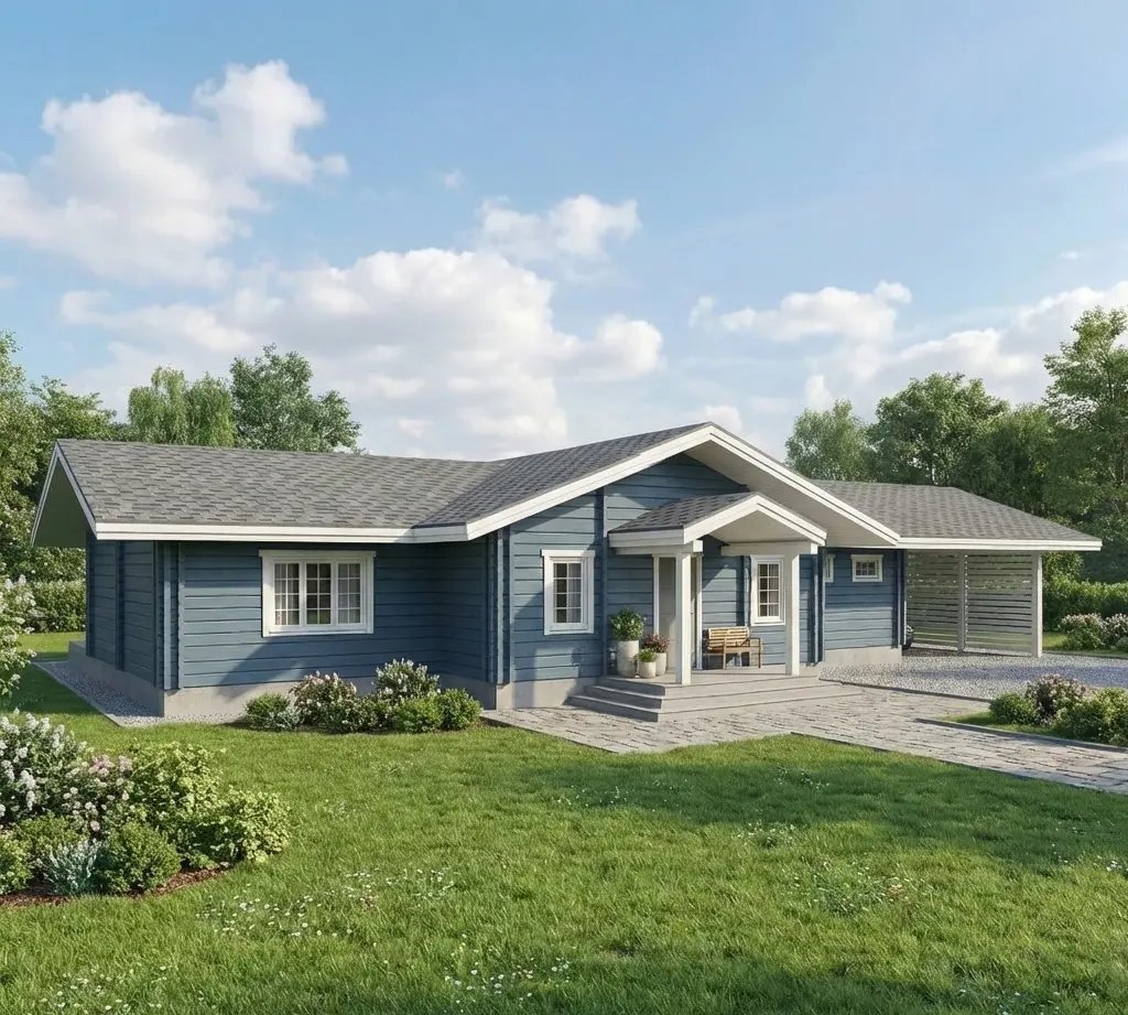 Дом Woods из бруса Langepas