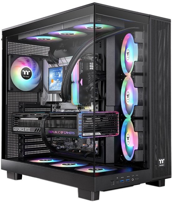 

Корпус Thermaltake View 380 XL TG ARGB Black CA-11E-00M1WN-00