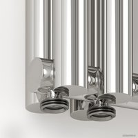 Стальной трубчатый радиатор Сунержа Эстет-11 EU50 1800х180 4 секции (графитовый серый)