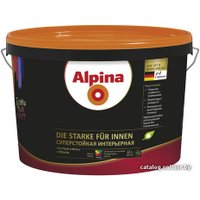 Краска Alpina Суперстойкая интерьерная (База 1, 10 л)