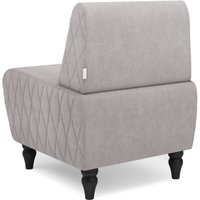 Интерьерное кресло MONOFIX Буно кресло (велюр/серый/бежевый №4)