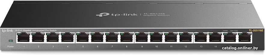 Настраиваемый коммутатор TP-Link TL-SG116E