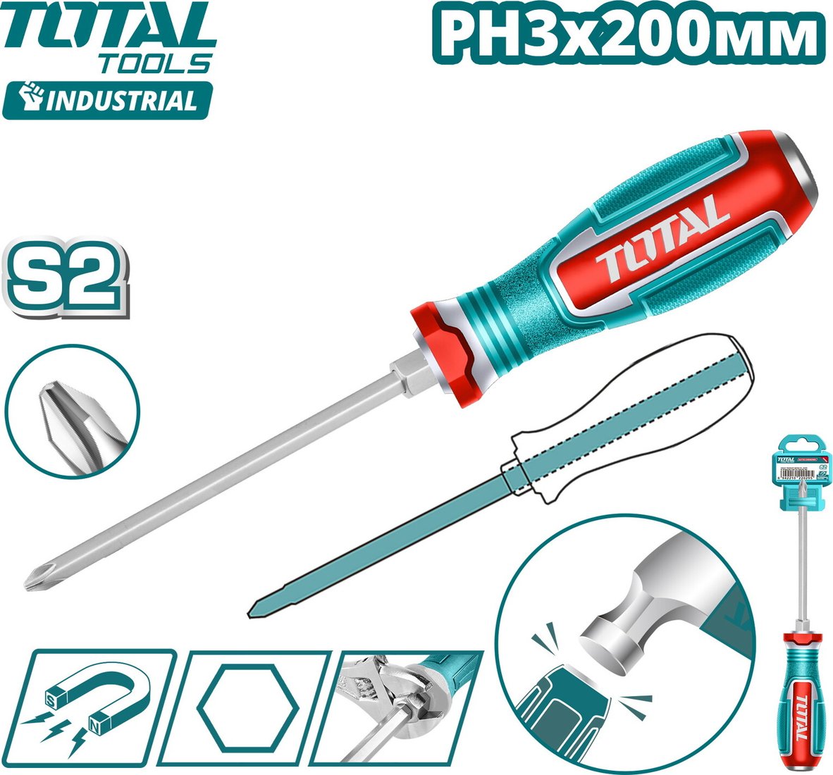 

Отвертка Total TGTPH3200