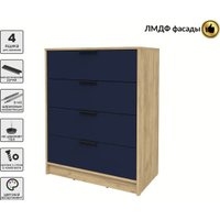 Комод Интерлиния Концепт КТ-К80 Глосс (дуб золотой/индиго)