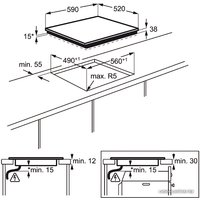 Варочная панель Electrolux EHF16547FK