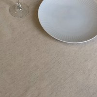 Скатерть ОМурМебель 200x150см прямоугольная с рюшами (серый)