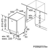 Встраиваемая посудомоечная машина Bosch SPV43M10EU