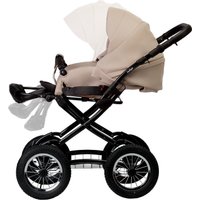 Универсальная коляска Indigo Barbara ECO Classic (2 в 1, be 02/светло-бежевая кожа)
