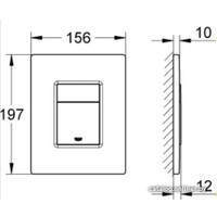 Панель смыва Grohe Skate Cosmopolitan 38732AL0