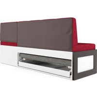 Угловой диван Мебель-АРС Нотис 191х82х116 см M11-27-1 (бархат красный Star Velvet 3 Dark Red)