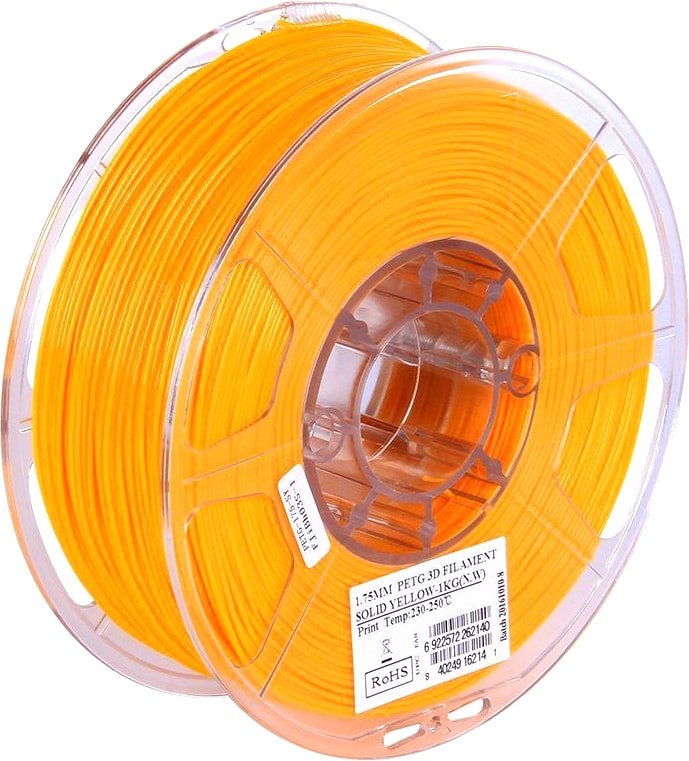 

Пластик eSUN PET-G 1.75 мм 1000 г (желтый непрозрачный)