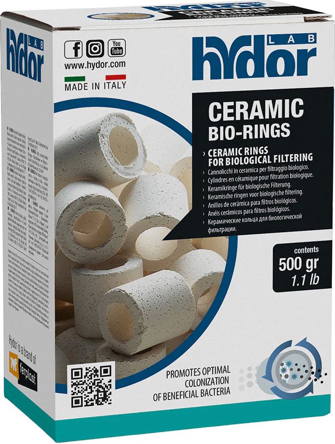 

Наполнитель фильтра Hydor Blurring 66780011 (500 г)