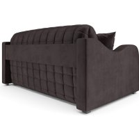 Диван Мебель-АРС Аккордеон Барон №4 ППУ 180x200 (бархат шоколадный Star Velvet 60 Coffee)