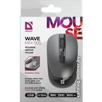Мышь Defender Wave MM-995 (серебристый)