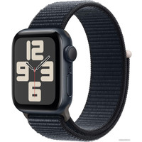 Умные часы Apple Watch SE 2 40 мм (алюминиевый корпус, полуночный/полуночный, нейлоновый ремешок)