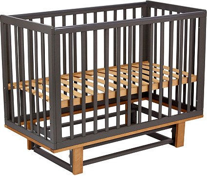 

Классическая детская кроватка Polini Kids Simple 340 маятник (графит/дуб каменный)