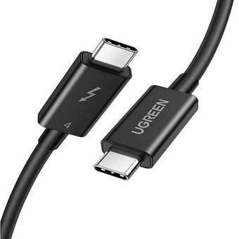 Кабель Ugreen US501 30389 USB Type-C - USB Type-C (0.8 м, черный)