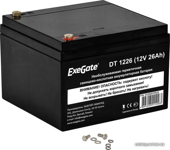 Аккумулятор для ИБП ExeGate DT 1226 (12В, 26 А·ч)